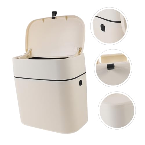 Caneca de Basura Colgante para Puerta Cocina Beige Rectangular miniatura 6