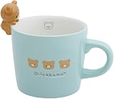 サンエックス(San-X) リラックマ マスコット付きマグカップ チャイロイコグマ TK23804 H120×W120×D105mm