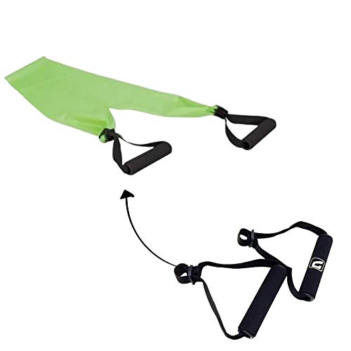 Kit 3 Faixa Elástica Vollo Tipo TheraBand + Puxador Manopla