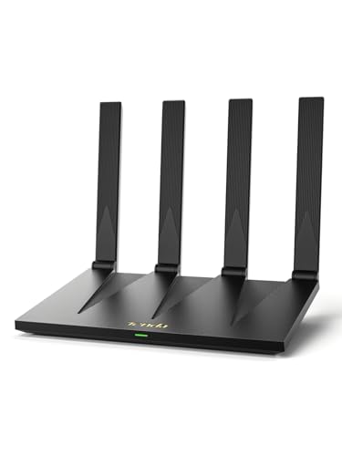 Tenda AX12 Pro WiFi 6 Router AX3000 Dualband (2402Mbps 5 GHz + 574Mbps 2 4 GHz) 7dBi 180 klappbaren Antennen 4xGigabit Ports WPA3 EasyMesh VPN MU-MIMO OFDMA NFC One-Touch Verbindung ohne DSL