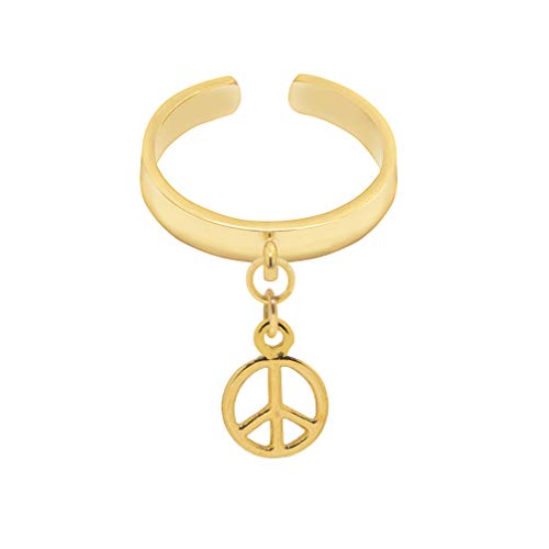 Image of Spinningdaisy Dangling Mighty Tiny Charm Adjustable Ring