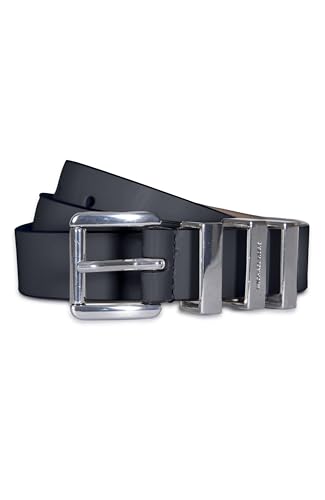 Michael Kors Womens 1 Inch Leather Belt with 3 Keepers, Stylish Fashion Accessory for Everyday Wear