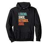 legend since october 2003 felpa con cappuccio
