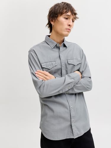 Image of Jack & Jones Men's Jjesheridan Shirt L /S Noos Jjesheridan Shirt L /S Noos (Pack of 1)
