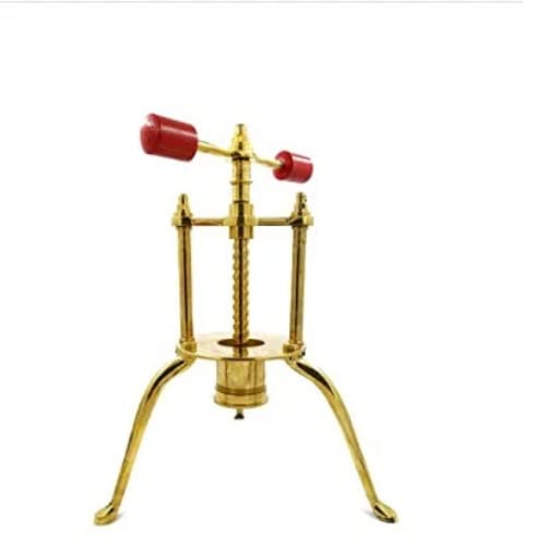 Generic Brass Sevanazhi /Achappam mod Achumurukku/Sevai nazhi /Sev Sancha/Gathiya Murukulu/Janthikulu/Idiyappam Maker with Free 2 Different Jali/Chillu