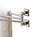 Valsan 67670GD Braga 24K Gold Finish Adjustable Towel Rail (17 5/16")