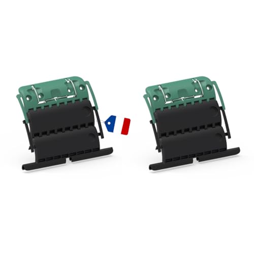 Attache Verrou Volet Roulant ZF Clicksur H875E - Lot de 2 - Accroche Tablier Rigide Anti-Soulèvement - Fixation Sécurisée Lame 8mm - Verrou Automatique 2 Maillons -...