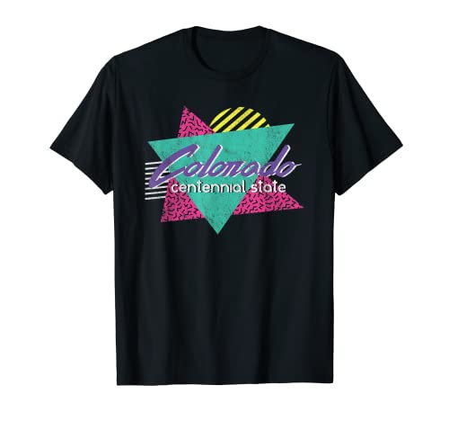 Colorado Vintage 90s Retro State Gift - Centennial State T-Shirt
