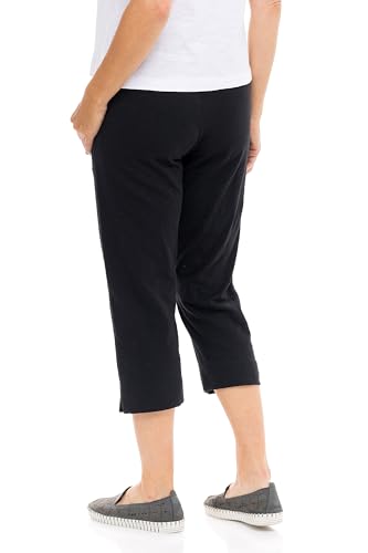 Habitat Clothes Escape Cotton Slub Pocket Pullon Capri Black3