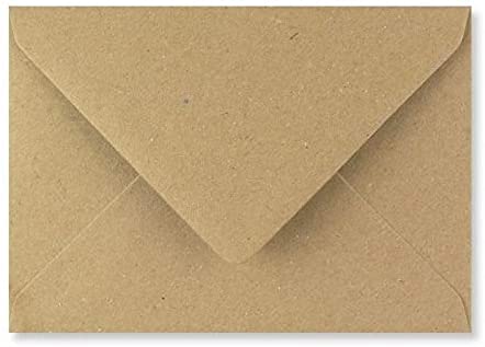 Sobres C5 de colores para tarjetas de felicitación, invitaciones de boda y manualidades tamaño A5 (162 x 229 mm), paquete de 30 (marrón kraft)
