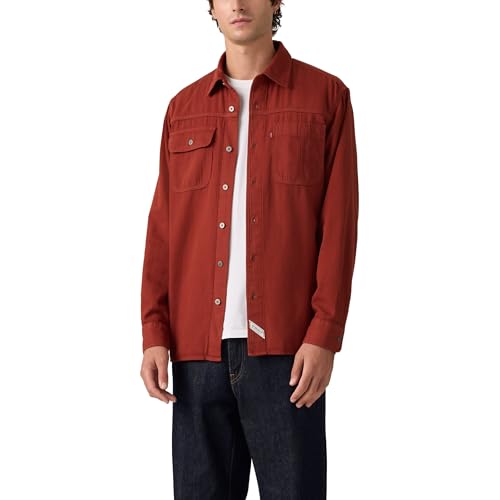Levi's LS Auburn Worker Kevin Russet Brown Garm