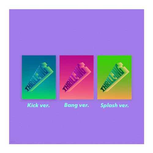 The Boyz Thrill-ING Reissue 6th Mini Album CD+Photobook+Lyrics Card+Thrill Streaming Band+Ticket+Postcard+Sparkling photocard+Sticker+Tracking Sealed TBZ Thrilling (Random Version)