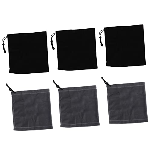 6 Peças De Pescoço De Esqui Mais Quente Polaina De Inverno Pescoço De Esqui Cachecol Térmico Pescoço