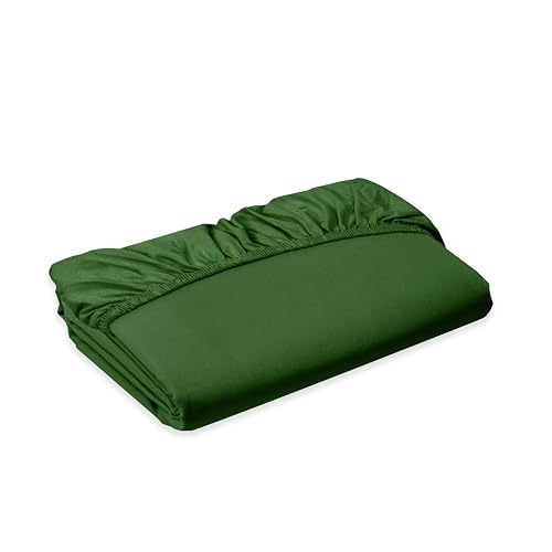 Drap-housse microfibre de qualité hôtelière 1500 vert chasseur