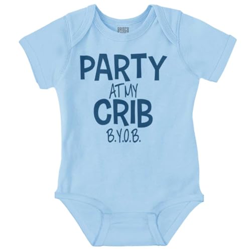Party At My Crib BYOB Funny Baby Romper Boys or Girls