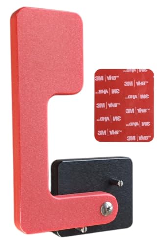 Cauff Mailbox Flag Replacement Kit, Heavy Duty Poly with Weather Resistant Strong Mounting Adhesive, No Tools Required (Peel & Stick Adhesive Mount)