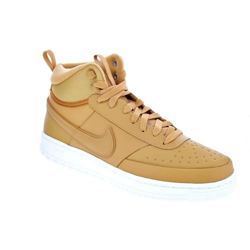 Nike Homme Court Vision Mid Winter M Sneaker, Elemental Gold Elemental Gold Sail, 43 EU