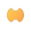 KC Slimlite 6" Light Shield - Spread Beam Amber