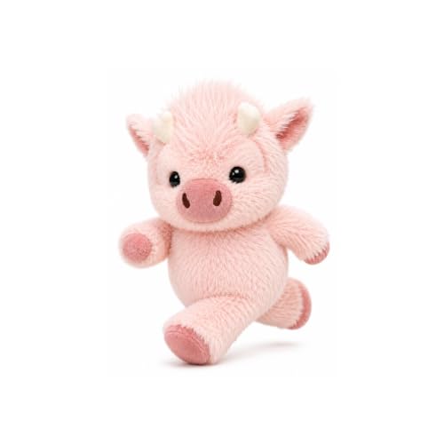 Image of Flufies Plush Soft Toys for New Born Baby and Baby Boy - Soft and Easy Wash Plush - Huggable Plush Toys for Girls and Boys - Soft Toy for Home Decor (Running Plushie - Pink)