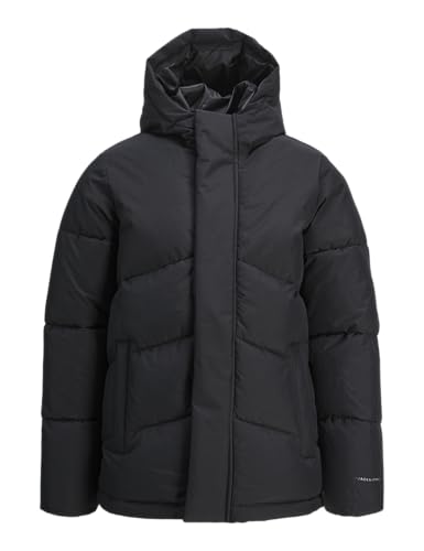 JACK&JONES JUNIOR Jungen Jjworld Puffer Jacket Mni Pufferjacke, Black, 104