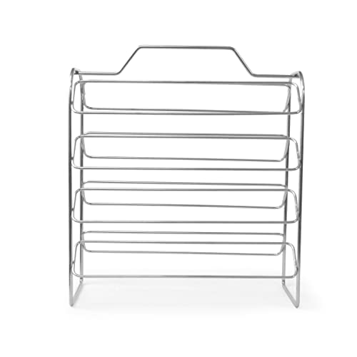 Suporte Porta 40 Capsulas 3 Corações Cromado