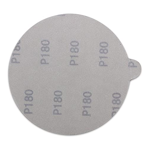 BHA 5" Inch Gold Peel and Stick Adhesive Backed PSA Sanding Discs with Tabs - 100 Pack (80 Grit) by BHA - Image 7