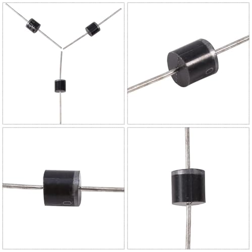 Gleichrichter, Sperrdiode Diode 10A, 10A10 Diode, 30 Stück Gleichrichterdioden, Hochspannungsgleichrichterdioden, 1000 V Elektronische Siliziumdioden, Schottky Diode, Elektronische Siliziumdioden