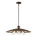 Produktbild Licht-Erlebnisse Kunstvolle Deckenleuchte LANA Bronze Spiegel 3-flmg Ø55cm verstellbar Industrie Esszimmer Wohnzimmer Lampe