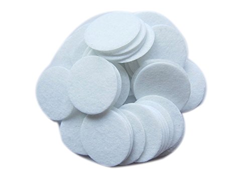 Image of YYCRAFT 1.5 inch White Hard Wool Felt Circles for Craft Project (200pcs 1.5 inch (35mm))
