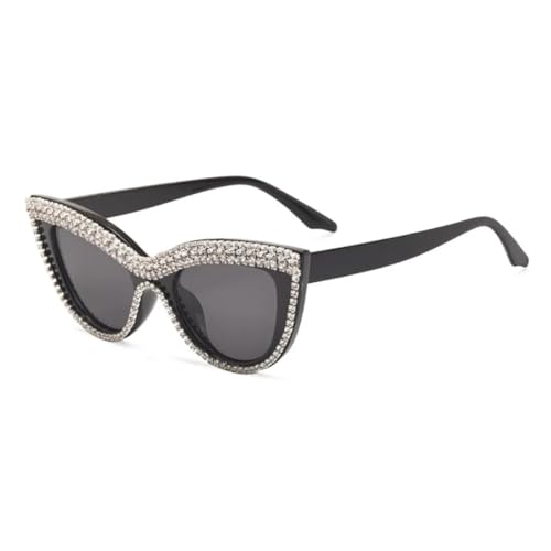 Lunettes de soleil œil de chat vintage pour femmes aux finitions soignées en acétate