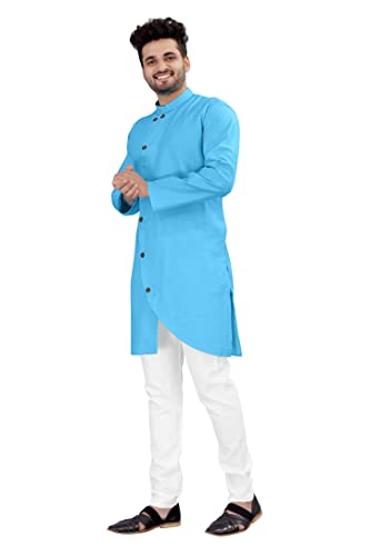 Image of Kurta pyjama for Mens In cross patten and classis colours