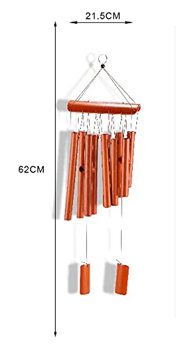 JYDQM Accrocher à la Main Home Home Bamboo Vent Chimes Jardin Décoration Pendentif Wood Boîte Anniversaire Cadeaux