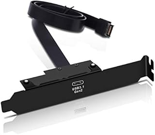 EZDIY-FAB USB 3.1 Front Panel Header to USB-C Type-C Female Extension Cable-15inch 45cm