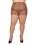MeMoi Plus Size Curvy Ultra Sheer Control Top Pantyhose Utopia 3X/4X