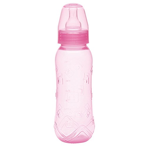 Mamadeira 250 ml Aquarela Bico Universal, Kuka, Rosa