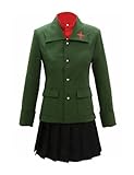 Luoweiming Anime Katyusha Cosplay Costume for Halloween Dress Customize Girl Clothes Ouits (Green, XXXL)