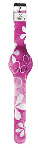 Preisvergleich Produktbild Zitto! Damen Uhr aus Silikonem Kollektion Limited cod. MYPINKDAY-G