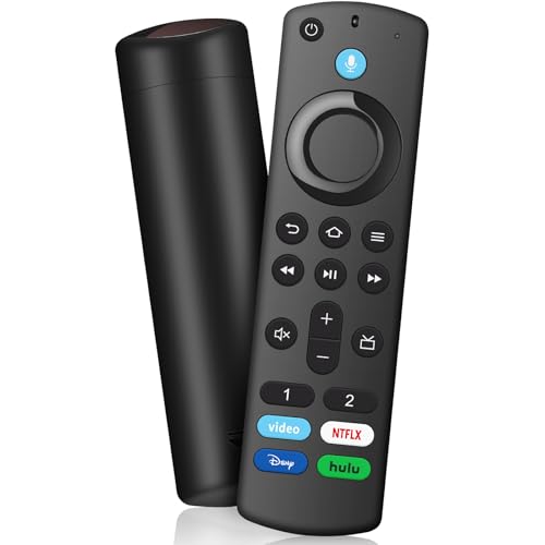 Replacement Voice Remote Control for All Series, TV Cube/Stick, Compatible with Stick 4K Max/4K (1st/2nd Gen), Stick (2nd/3rd Gen)/Lite/HD, Omni Series, Insignia/Toshiba/Pioneer Smart TV