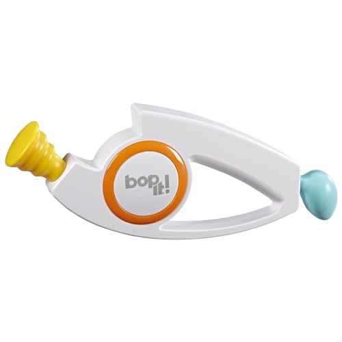 Hasbro Gaming Bop It Elektronisches Spiel, Familienspiele für Partys und Spieleabende, Einzel- oder Multiplayer-Modus, Spaß mit Freunden und Familie, Partyspiel für Kinder ab 8 Jahren