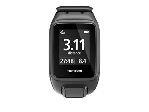 Tomtom BV Erwachsene GPS-fitnessuhr Spark Cardio Plus Musik Premium Edition, Schwarz, L, 1RFM.003.08