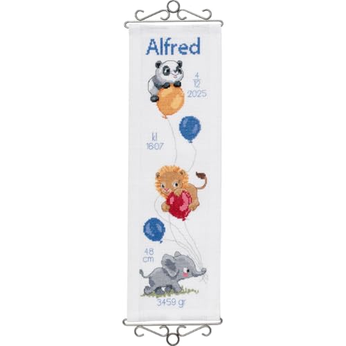 Kit de broderie au point de croix Alfred Permin aux finitions premium