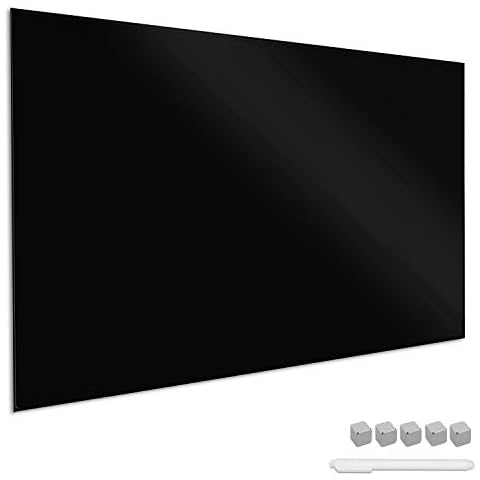 Navaris Pizarra magnética de Vidrio - Tablero de Notas de Cristal Cover