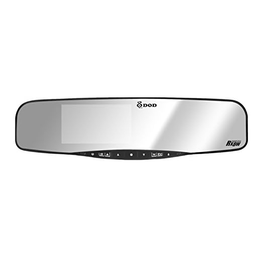 DOD TECH RX8W RX DOD Rearview Mirror Dash Camera - 5Hz GPS