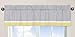 Yellow, Gray and White Mod Garden Girls Window Valance
