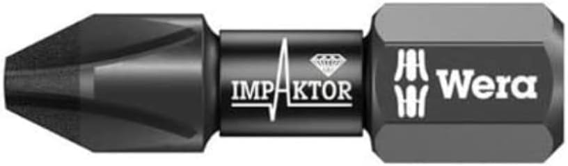 WERA 05057617001 851/1 IMP DC Impaktor bits, PH 3 x 25 mm