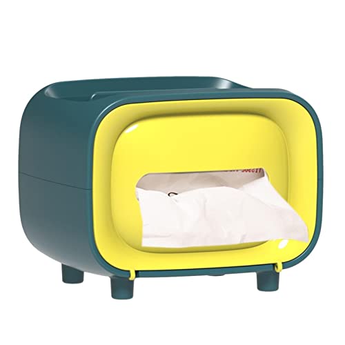 Capa para lenços TV retrô, divertida e fofa lenços TV - lenços quadrada multifuncional para papel hi