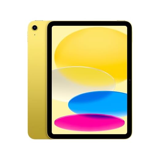 Apple iPad 11-inch: A16 chip, 11-inch Model, Liquid Retina Display, 128GB, Wi-Fi 6, 12MP Front/12MP Back Camera, Touch ID, All-Day Battery Life — Yellow