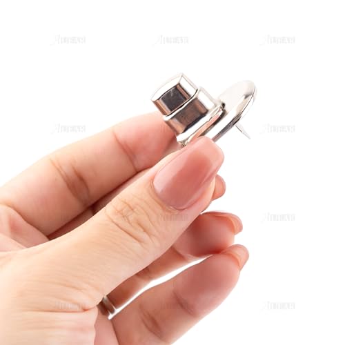 AUEAR, 12 Pack Silver Turn Lock Clasp Hardware Purse Closure latches Handbag Twist Fasteners for DIY Bag Craft Project