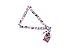 Disney Minnie Mouse Bowtique Lanyard Keychain (Pink)