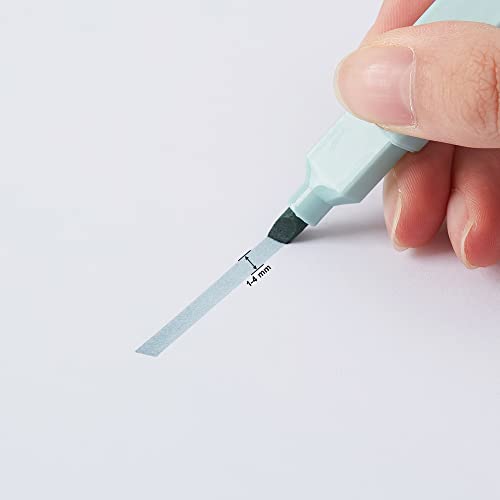 Alohaster Hpsizee Aesthetic Cute Highlighters Mild Assorted Colors With Soft Chisel Tip, No Bleed Dry Fast Easy To Hold, For Journal Bible Planner Notes School Office Supplies, 6 Pack - Happiness #TOP6